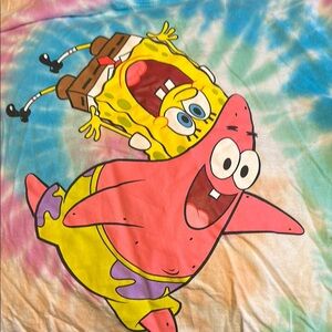 SpongeBob and Patrick Tie-Dye T-Shirt